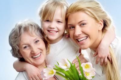 Three Generations of Women protected by burial life insurance.