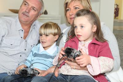 Grandchildren beating their Grandparents at Video Games